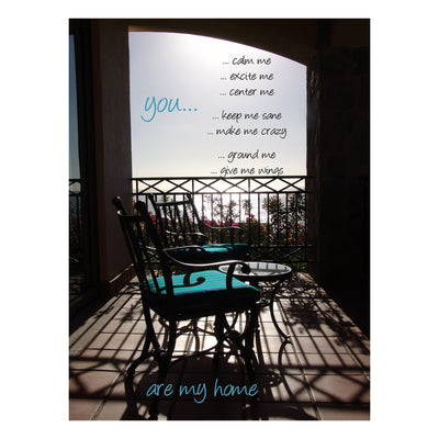 You Are My Home Wall Decor Poetry